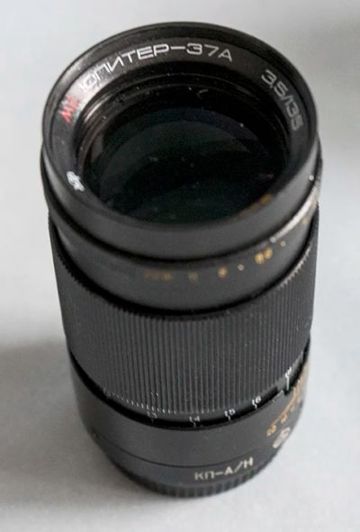 Лот: 11018500. Фото: 1. Юпитер-37А 3,5/135 М42/Nikon Красногорский. Объективы