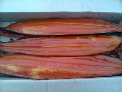 Лот: 10837724. Фото: 1. Кета копченная филе. Икра, рыба, морепродукты