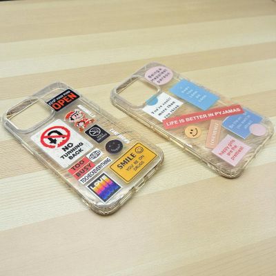 Лот: 25856737. Фото: 1. Чехол iPhone 14 Pro Max "Стикеры... Чехлы, бамперы