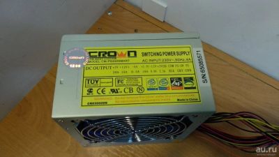 Лот: 17494085. Фото: 1. Блок питания CROWN CM-PS450SMART. Корпуса, блоки питания