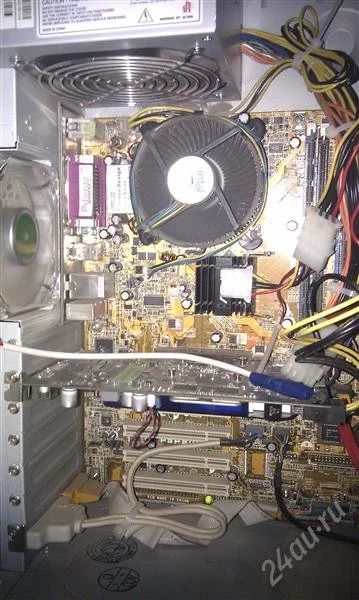 Лот: 1254641. Фото: 1. Asus p5p800, Celeron 2.9, DDR... Материнские платы