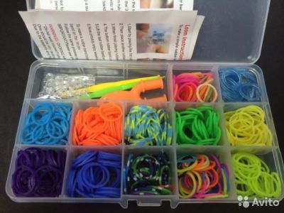 Лот: 5507092. Фото: 1. Мини-набор "Loom Bands". для начинающих... Развивающие