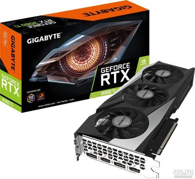 Лот: 18142416. Фото: 1. Видеокарта 8Gb RTX3060Ti Gigabyte... Видеокарты