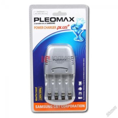Лот: 5548599. Фото: 1. Зарядное устройство Samsung Pleomax... Аккумуляторы, зарядные