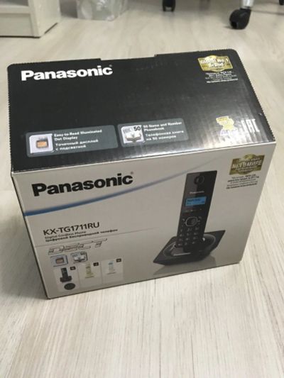 Лот: 12657972. Фото: 1. Радиотелефон Panasonic KX TG1711RU... DECT и радиотелефоны