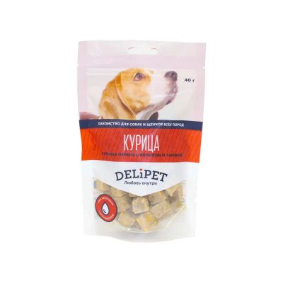 Лот: 10400818. Фото: 1. лакомство Delipet Для Собак Куриная... Корма