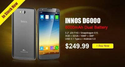 Лот: 11821622. Фото: 1. Innos d6000. Дисплеи, дисплейные модули, тачскрины