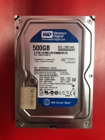 Лот: 12655962. Фото: 1. Жесткий диск 500 Gb Western Digital... Жёсткие диски (HDD)