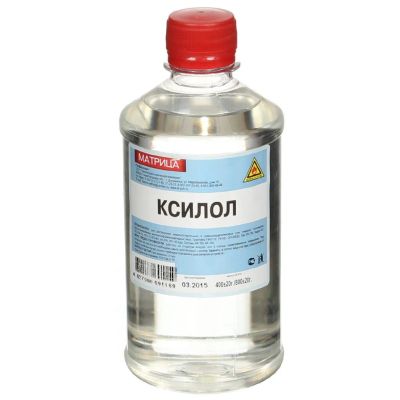 Лот: 24103680. Фото: 1. Ксилол 0.5 л, Матрица, ГОСТ. Краски, лаки, растворитель