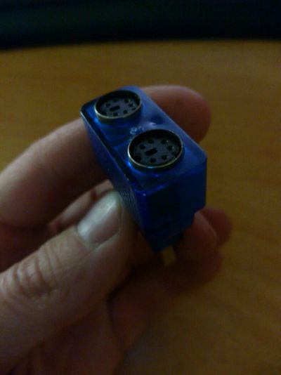 Лот: 8493856. Фото: 1. Переходник USB - 2xPS/2. Шлейфы, кабели, переходники