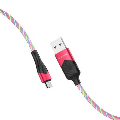 Лот: 16866042. Фото: 1. USB кабель microUSB Borofone BU19... Дата-кабели, переходники