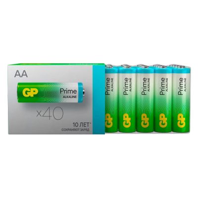 Лот: 24572224. Фото: 1. Батарейки GP Prime Alkaline АА... Батарейки, аккумуляторы, элементы питания