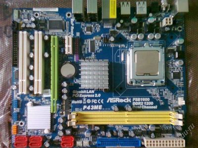 Лот: 1955908. Фото: 1. ASRock P43ME. Материнские платы