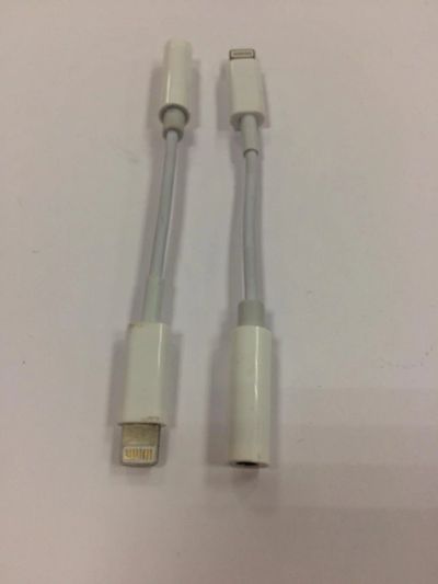 Лот: 10183929. Фото: 1. Переходник Lightning - AUX 3.5... Дата-кабели, переходники