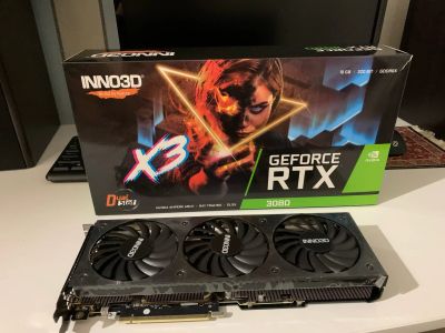 Лот: 19138679. Фото: 1. Видеокарта rtx 3080. Видеокарты