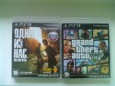 Лот: 3765925. Фото: 1. GTA 5 и The Last Of Us. Игры для консолей