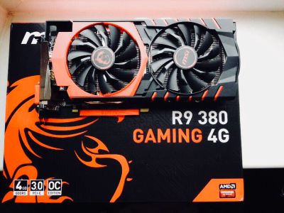 Лот: 11342665. Фото: 1. R9 380 Gaming 4G. Видеокарты