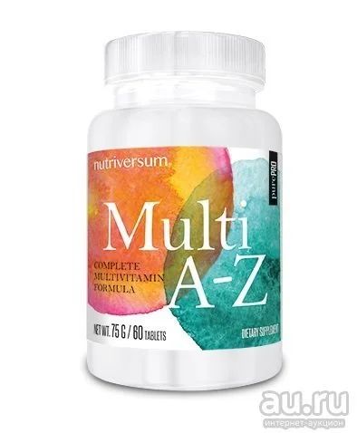 Лот: 9588973. Фото: 1. Multi AZ 60 таб PurePro (Мультивитамины... Спортивное питание, витамины
