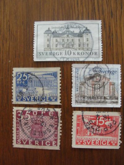 Лот: 5322485. Фото: 1. Швеция стандартные выпуски - 5. Марки