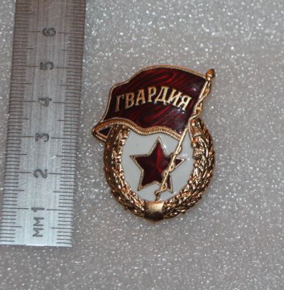 Лот: 24672145. Фото: 1. Тяж. мет. Знак нагрудный: ГВАРдия... Сувенирные