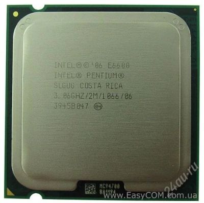 Лот: 1398140. Фото: 1. Pentium Dual Core E6600 (2*3067MHz... Процессоры