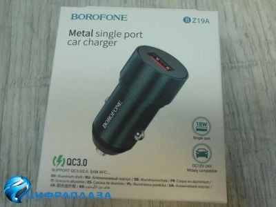 Лот: 19636852. Фото: 1. Автомобильное ЗУ Borofone BZ19A... Зарядные устройства, блоки питания, адаптеры сетевые для смартфонов