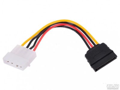 Лот: 13136634. Фото: 1. Переходник питания Molex - SATA. Шлейфы, кабели, переходники