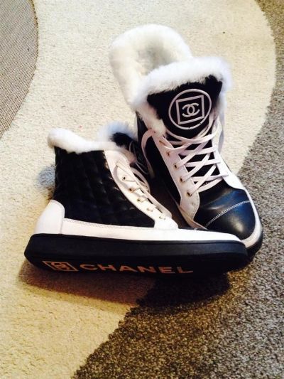 Лот: 3608029. Фото: 1. Зимние кеды Chanel. Кеды, кроссовки, слипоны