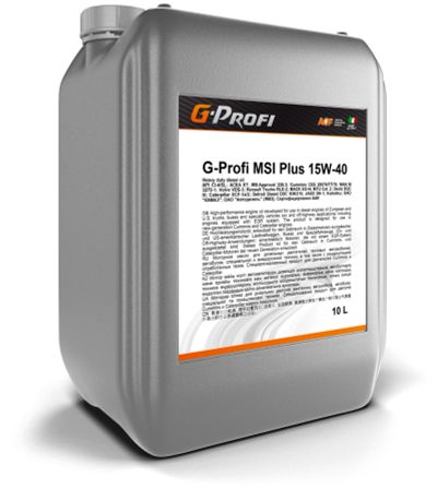 Лот: 20068421. Фото: 1. G-Profi MSI Plus 15W40 CI-4/SL... Масла, жидкости
