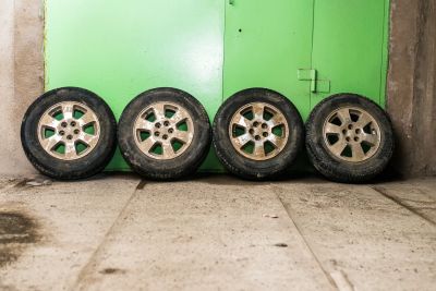 Лот: 7505232. Фото: 1. Колеса Subaru Forester литые диски... Шины на дисках