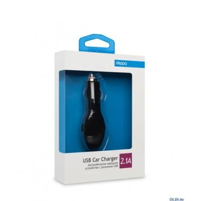 Лот: 3413618. Фото: 1. Адаптер АЗУ Deppa USB 2100 mA... Зарядные устройства, блоки питания, адаптеры сетевые для смартфонов