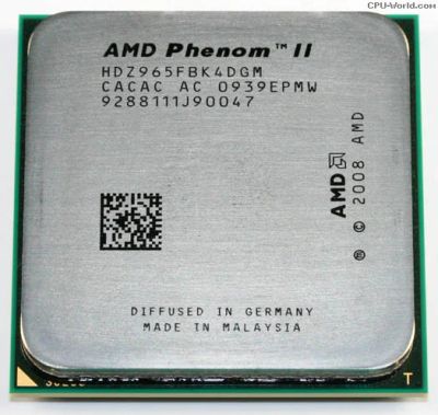 Лот: 6785282. Фото: 1. AMD Phenom II X4 965. Процессоры