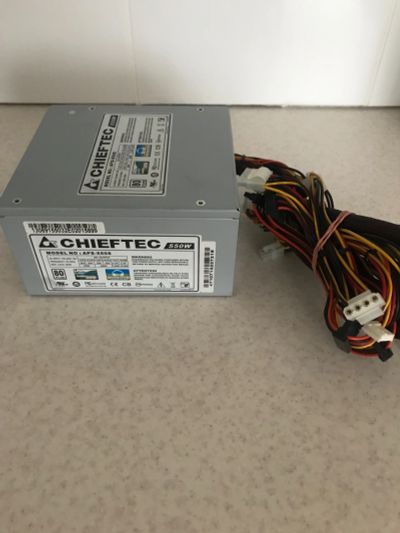 Лот: 18456385. Фото: 1. Блок питания chieftec 550w без... Корпуса, блоки питания