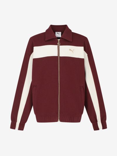 Лот: 25547890. Фото: 1. Толстовка женская PUMA T7, Красный. Легкие куртки, толстовки