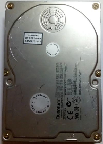 Лот: 4687718. Фото: 1. HDD / Quantum / Model: fireball... Жёсткие диски (HDD)