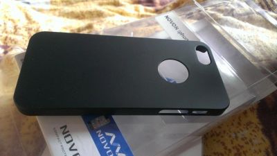Лот: 4121786. Фото: 1. Накладка на Iphone 5, черная... Чехлы, бамперы