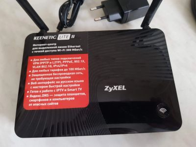 Лот: 15600361. Фото: 1. Wi-Fi роутер Zyxel Keenetic LITE... Маршрутизаторы (роутеры)