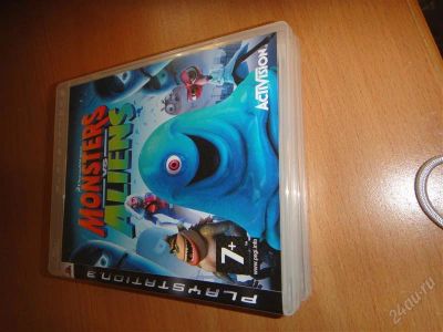 Лот: 1632041. Фото: 1. Диск для PS3. Monsters vs Aliens. Игры для консолей