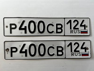 Лот: 22840183. Фото: 1. Гос номер Р 400 ВС 124. Госномера