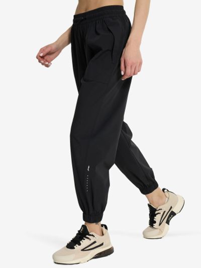 Лот: 24869252. Фото: 1. Брюки женские Li-Ning, Черный. Спортивные брюки, штаны