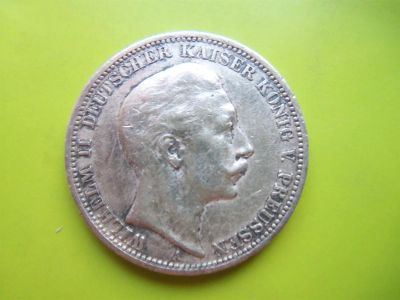 Лот: 2976566. Фото: 1. 3 марки 1908 г.А Пруссия,серебро... Германия и Австрия