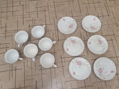 Лот: 24932735. Фото: 1. Ретро чайный сервиз. Сервизы, наборы посуды