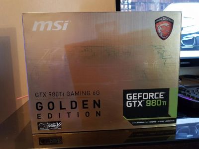 Лот: 9867825. Фото: 1. Видеокарта MSI GeForce GTX 980... Видеокарты
