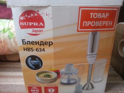 Лот: 13473725. Фото: 1. Блендер supra. Читаем описание... Кухонная