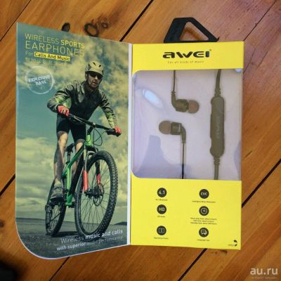 Лот: 10173358. Фото: 1. Bluetooth наушники Awei A960BL... Наушники, гарнитуры