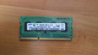 Лот: 8470981. Фото: 1. SO-DIMM DDR3 1Gb Samsung M471B2873FHS-CH9... Оперативная память
