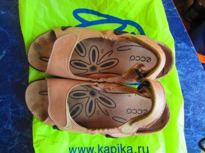 Лот: 4230050. Фото: 1. экко 39р сандалии,срочно цена... Сандалии
