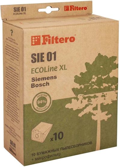Лот: 18958567. Фото: 1. Пылесборник Filtero SIE 01 (10... Запчасти, комплектующие для пылесосов, утюгов