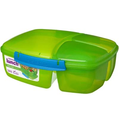 Лот: 24507646. Фото: 1. Ланч-бокс Sistema Lunch, 3 секции... Контейнеры, банки