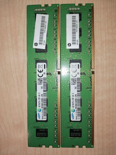 Лот: 16842287. Фото: 1. Samsung 8GB (2 x 4GB) DDR4 PC4-1700... Оперативная память
